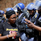 The protests have been organized under the #FeesMustFall banner.